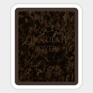 Chocolate Lovers Sticker